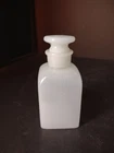 Vintage Milk Glass Apothecary Bottle with Stopper x 10 (lot 5202)