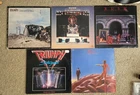 (5) Lot Of 5 Rush And Triumph Vinyl Records. Moving Picture Farewell To Kings.