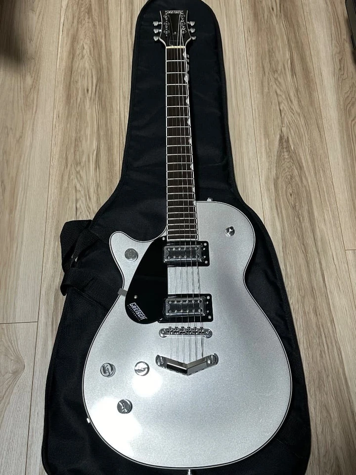 Электрогитара леворукая Gretsch G5230LH Electromatic Jet FT серая - Изображение 2 из 4