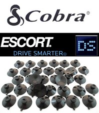 NEW 'A' Grade 6pcs BLK Color Suction Cup Good For The Bel, Escort, Cobra, Uniden