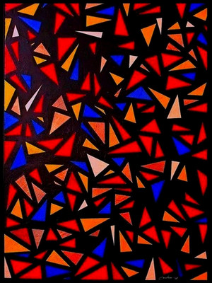 THESIS by Scheinkerman, Luis   2025 - Abstract Textured Acrylic - ArtByTheLoft
