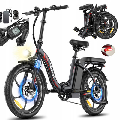 FAFREES F20+ 250W E Bike 20 Zoll Elektrofahrrad 20AH Klapprad E-City bike E-MTB