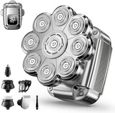 9D Head Shavers for Bald Men, 5-in-1 Electric Razor bawldy 9.0 Ultra Groomie ...