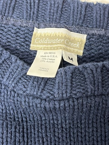 Vintage USA sweater Size M Cold water Creek - Picture 2 of 3