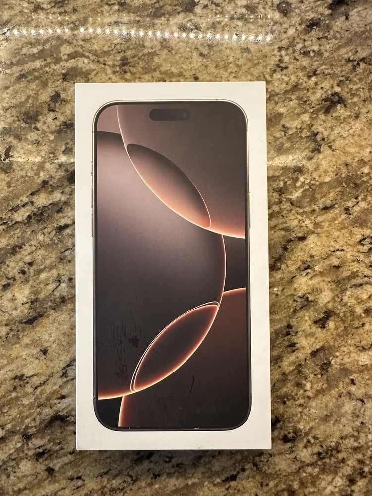 Apple iPhone 16 Pro Max 1TB Desert Titanium Unlocked eSIM Factory New MYWE3LL/A  
