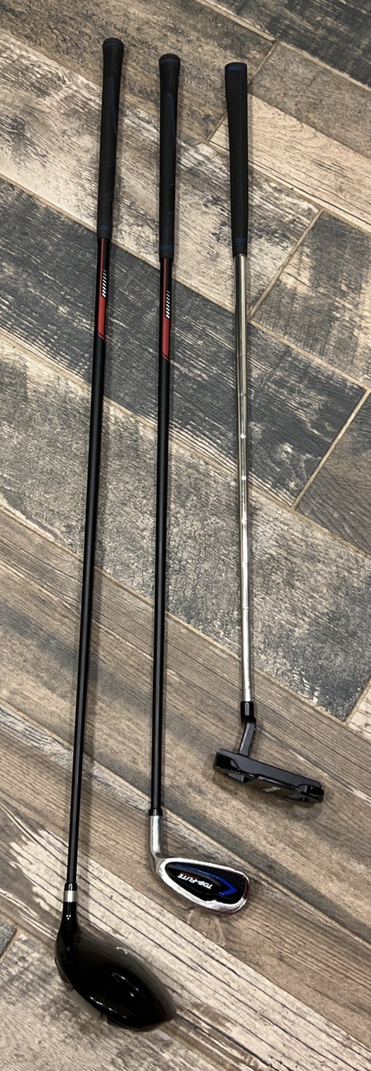 Club Set Driver, 31&rdquo; Putter,7 Iron Blue Rh