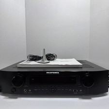 NEAR Mint Marantz NR1601 Surround Sound Receiver w/ remote  mic TESTED BUNDLE