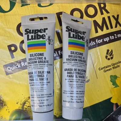 Super Lube 98003 Silicone Heat Sink, 3 oz Tube, Synthetic Lubricant 2 tubes