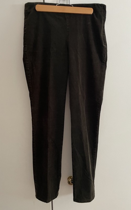 Vintage Talbots Women’s Heritage Corduroy Trouser Pants 100% Cotton Brown Size 6
