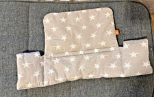 Stokke Tripp Trapp Kissen Stuhl Kissen Lehne Stuhllehnenkissen Sterne hell Grau