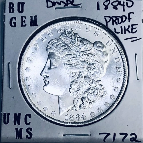 1884 O BU GEM MORGAN SILVER DOLLAR UNC MS+++ U.S. MINT RARE COIN 7172