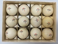 Vintage PGA Golf Balls Lot of 12 Crown Logo Numbered Original Box Used AS IS