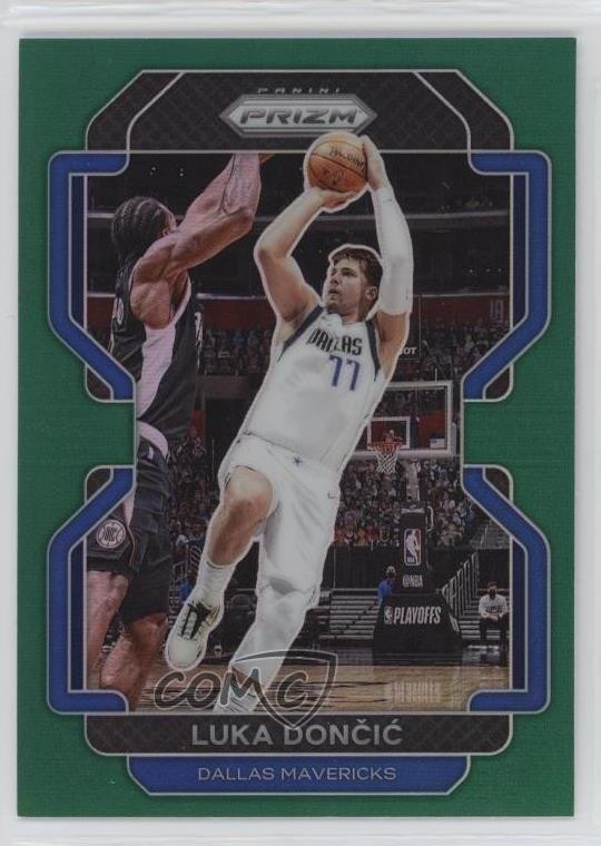 2021-22 Panini Prizm Green Prizm Luka Doncic #223 0j07