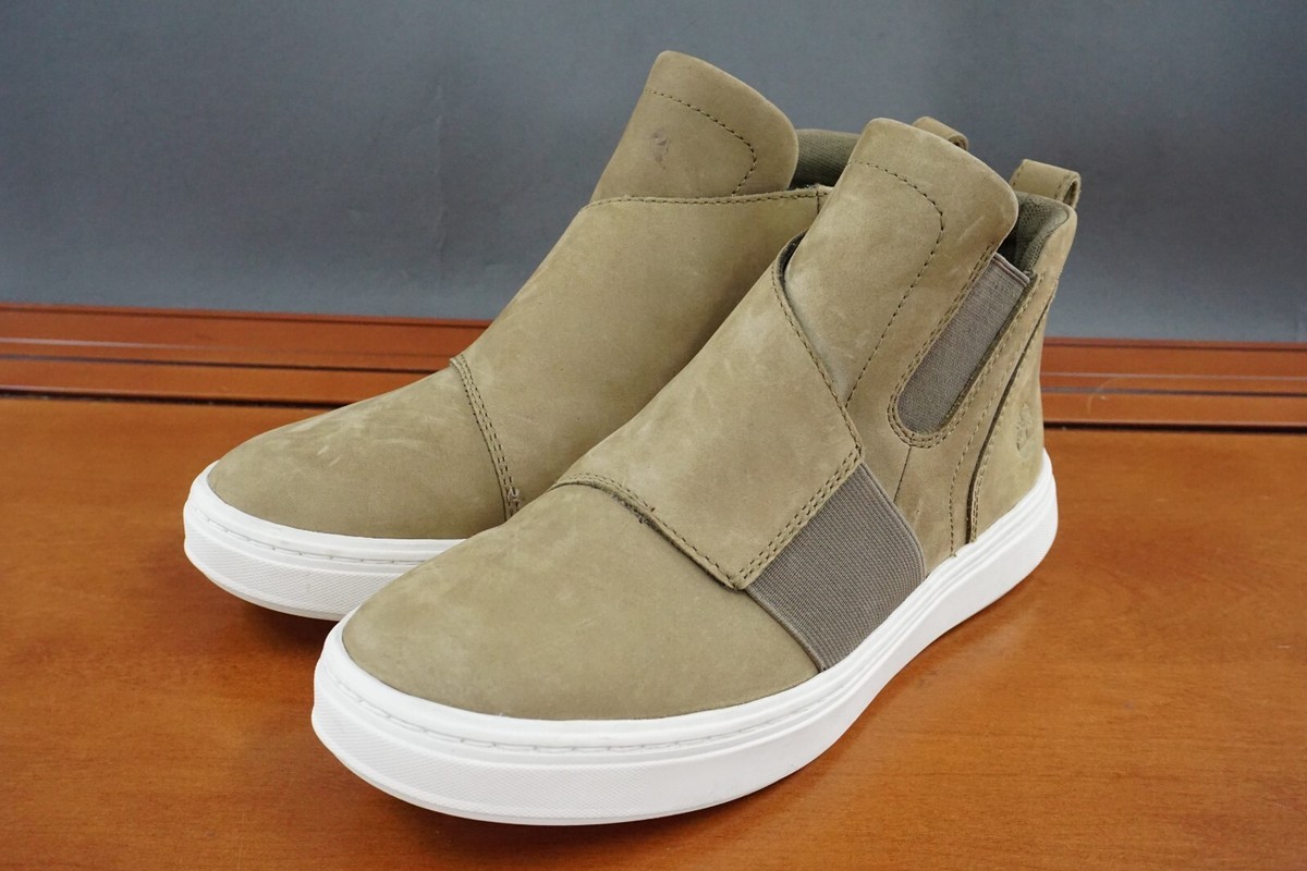 Timberland Londyn Chelsea Shoes Women Green Leather Pull On Casual  Sneakers