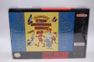 NO GAME Adventures of Rocky & Bullwinkle & Friends (Super Nintendo SNES BOX ONLY
