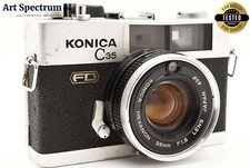  TESTED Exc 8 Konica C35 FD Hexanon Lens 38mm f1.8 Compact Film Camera
