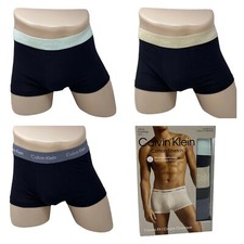 Calvin Klein Underwear Men Cotton Stretch 3 Pack Low Rise Trunk Black NB2614956