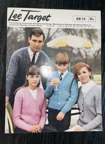 Collection of 13 Vintage Knitting Patterns By WENDY and LEE TARGET - Picture 3 of 5