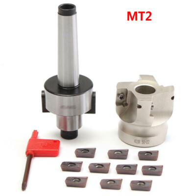 MT2 MT3 50 Cutter Head + 4 Cutters APMT1604 CNC Mill Milling Cutter Insert