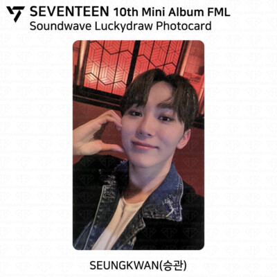 Seventeen 10th Mini Album FML Lucky Draw Photocard M2U PS SW