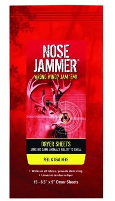 Nose Jammer Scent Elimination Dryer Sheets 3168