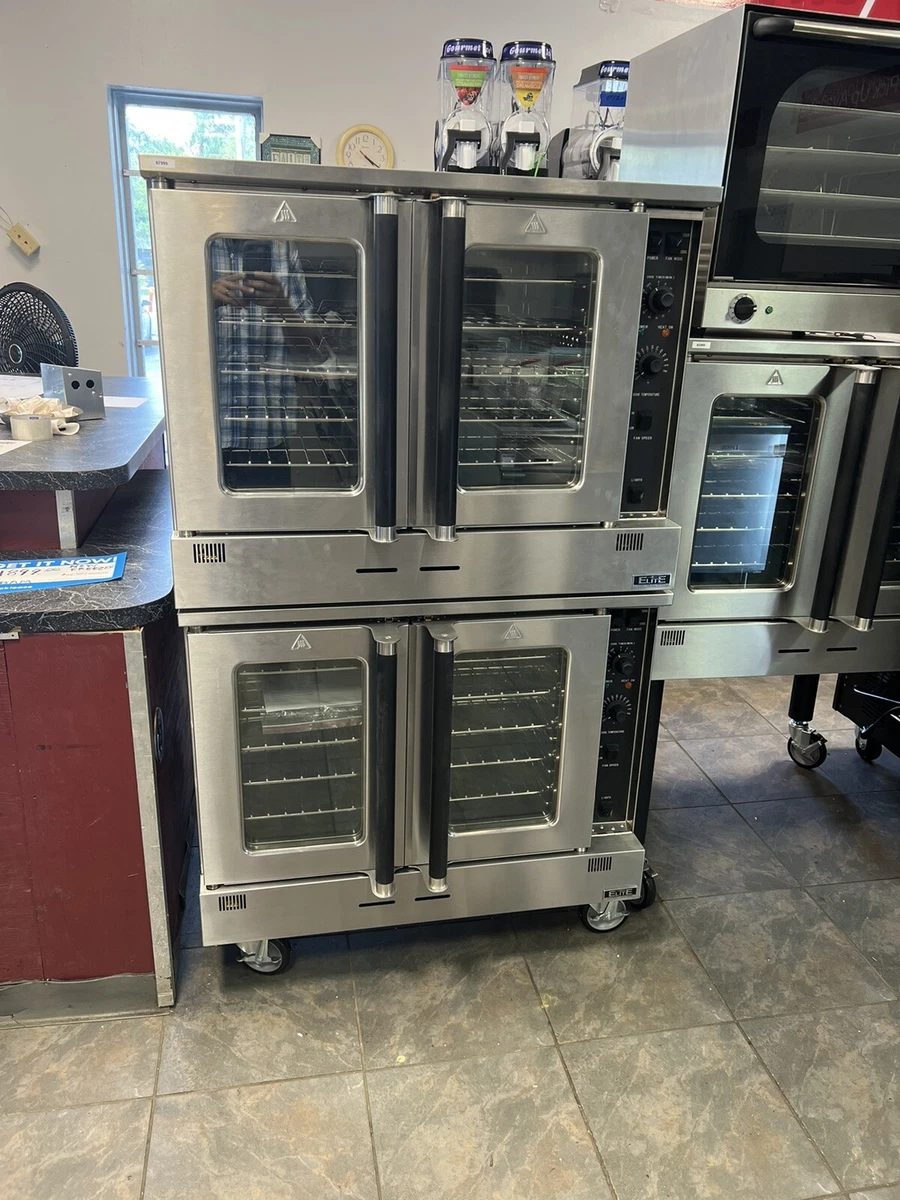 NEW Commercial Gas Double Stack Convection Oven 2 Deck Restaurant - Propane  