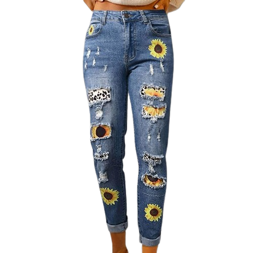 【GRAVER】21FW★ Sunshine Flower Smile Slim Tapered Denim Levi's Smiley Jeans – wildflower wurld