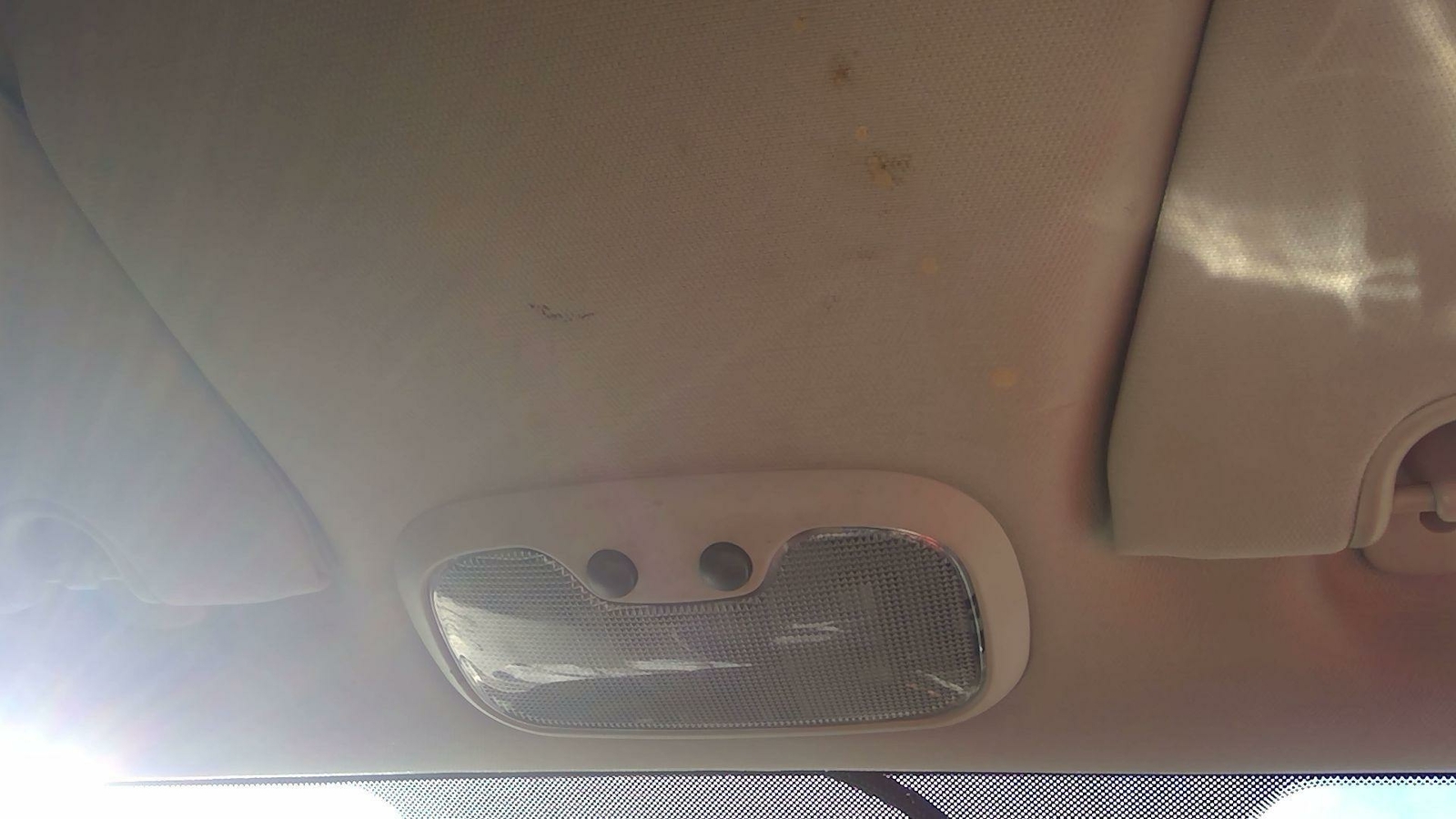 2007 2012 Dodge Caliber Roof Console w/ Lights w/o Sunroof OEM Gray