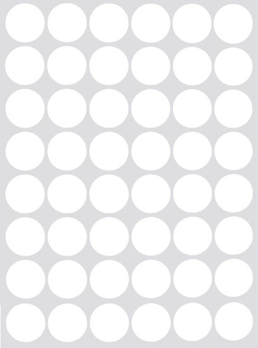 17mm Circle Dot Labels Color Coded Stickers ~3/4" For Art Craft Projects - Picture 11 of 40