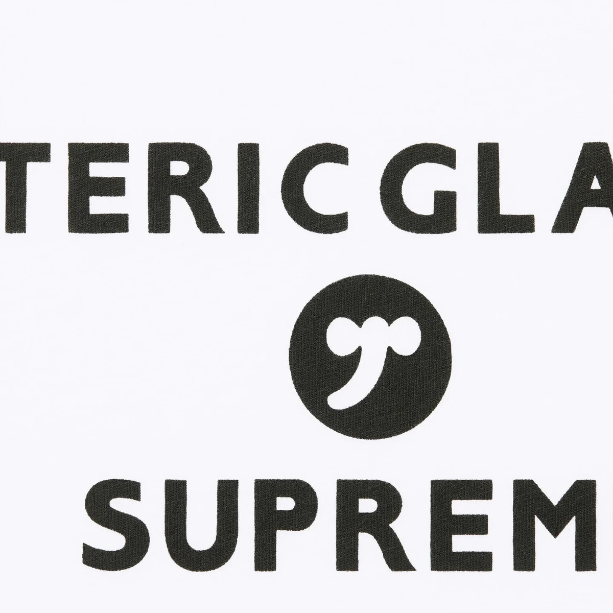 Supreme Hysteric Glamour Baby Tee Black White Powder Blue Supreme Hysteric Glamour Baby Tee Black White Powder Blue