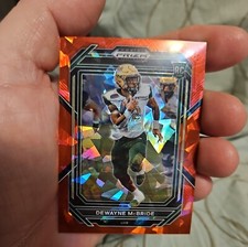 2023 PANINI PRIZM RED CRACKED ICE DEWAYNE MCBRIDE #131 ROOKIE RC