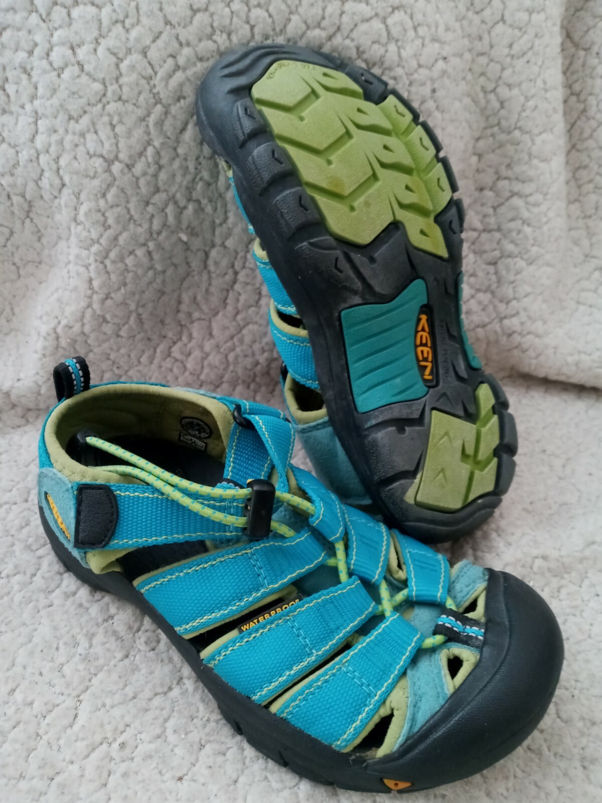 Sandali Keen Turchese Tg Bambino 1 Fiume Spiaggia Impermeabili