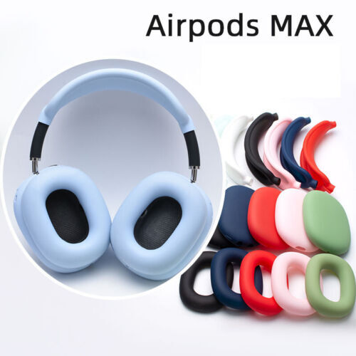 Silicone Case Cover For AirPods Max Headphones Anti-Scratch Ear Cups Skin Cover - Picture 13 of 24