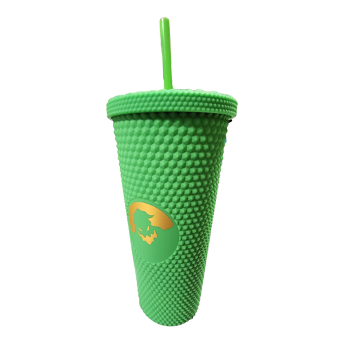24oz Oogie Boogie Studded Tumbler Green Soft Touch Nightmare Before Christmas - Picture 9 of 11