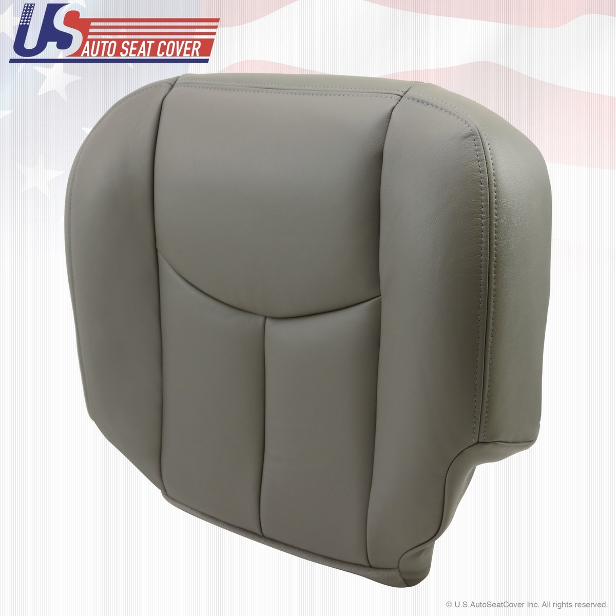 US Auto Seat Cover Inc Leather Trimmed Replacement Seat Cover For 2003-2006 Tahoe – Tan Shale 522i
