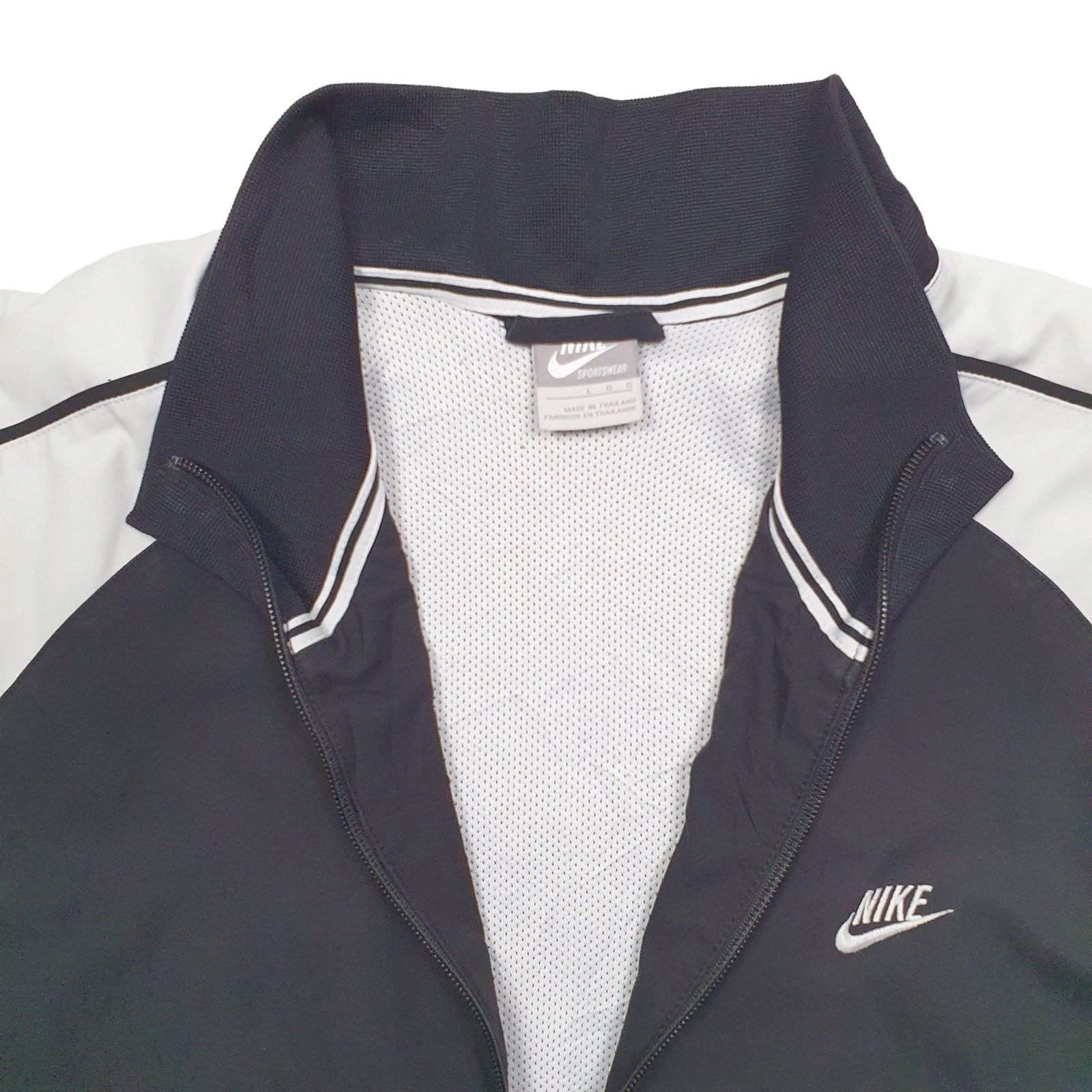 NIKE Full Zip Cotton & Polyester Jumper Sweatshirt Mens image 2