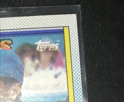 KEN GRIFFEY JR 1990 Topps #336 multiple errors. Extremely