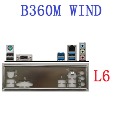 Backplate For   B360M WIND Motherboard IO   plate i/o O   #A6-40