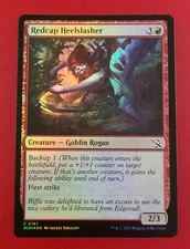 1x Redcap Heelslasher | FOIL | March of the Machine | MTG Magic Cards
