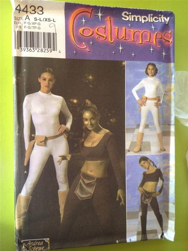 Simplicity Sewing Pattern 4433 Misses Girls Star Wars Padme Costume Size S-L UC - Picture 2 of 3
