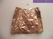 Women's Size 8 Wild Fable Gold Mini Skirt Champagne W6357TJCH
