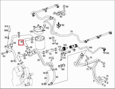 Neu Original Mercedes Benz OM642 Kraftstofffilter Schlauch | eBay 