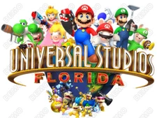 Universal Studios Florida DTF  Shirt Iron on Transfer