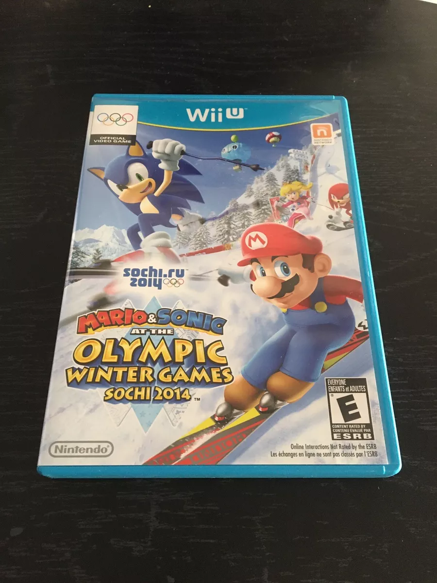 NEW Mario & Sonic at the Sochi 2014 Olympic Games (Nintendo Wii U 2013) w  Remote 45496903275