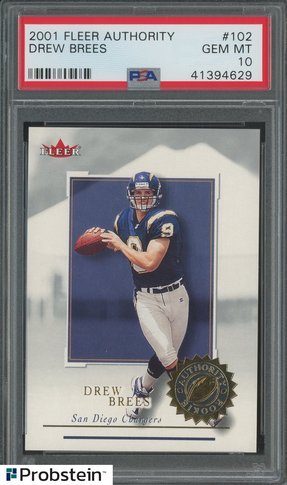 Drew Brees Fleer Authority #102 Base