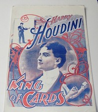 Houdini King of Cards  Print