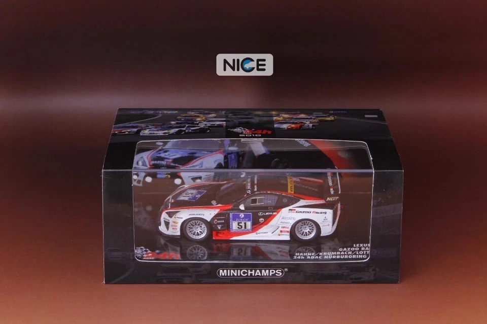 1/43 Minichamps LEXUS LFA RACE CAR 2010 DIE CAST MODEL RARE - Image 2 of 4