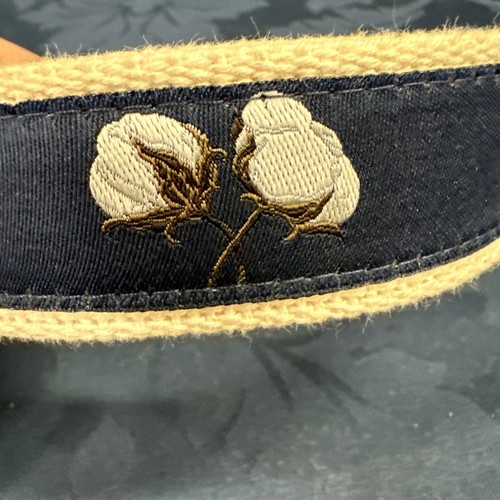Youth Belt Size 26 Cotton Sprigs Pattern - Picture 2 of 5