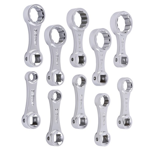 12-Point Socket Torque Adapter Set 12PC SAE 3/8" Drive Extension Kit 5/16"-1" - Picture 7 of 12