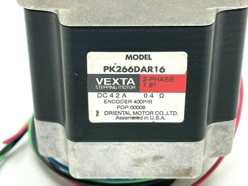 Oriental Motor Vexta PK266DAR16 Schrittmotor 2-Phasen 4,2A - Bild 4 von 4